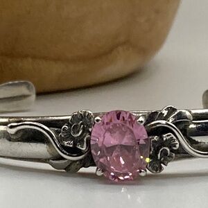 Les Baker Southwest Sterling Cuff Bracelet